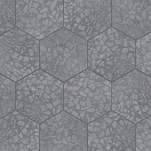 Recycle Hex Venice 8-1/2" x 9-7/8" Porcelain Floor & Wall Tile - 9 Tiles Per Case - 4.05 Sq. Ft.