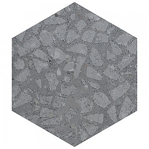 Recycle Hex Venice 8-1/2" x 9-7/8" Porcelain Floor & Wall Tile - 9 Tiles Per Case - 4.05 Sq. Ft.