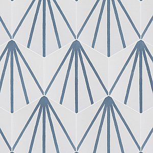 Horizon Dawn Hex Azul 7-3/4" x 9" Porcelain Floor & Wall Tile - 24 Tiles Per Case - 8.88 Sq. Ft.