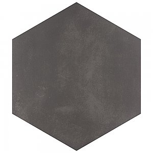 Horizon Hex Nero 7-3/4" x 9" Porcelain Floor & Wall Tile - Per Case of 24 - 8.88 Sq. Ft