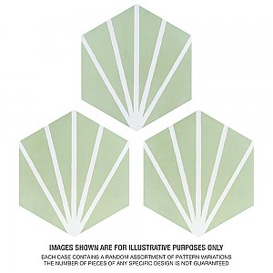 Horizon Dusk Hex Verde 7-3/4" x 9" Porcelain Floor & Wall Tile - 24 Tiles Per Case - 8.88 Sq. Ft.