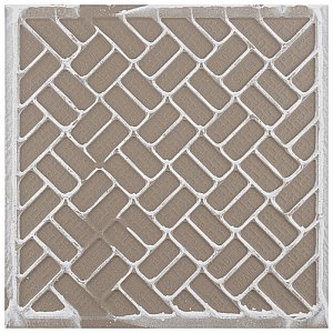 Llama Arte Loire Verso Silver Smoke 9-3/4" x 9-3/4" Porcelain Floor & Wall Tile - Per Case of 16 - 10.88 Sq. Ft.