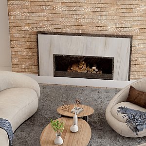 Aspdin Brick Essence Cotto 2-3/8" x 9-3/4" Porcelain Floor and Wall Tile - 34 Tiles Per Case - 5.78 Square Feet