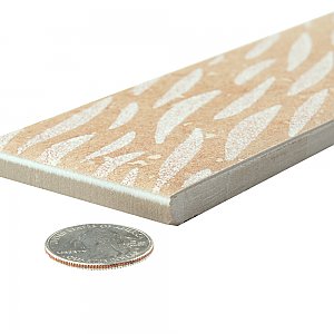 Aspdin Brick Essence Cotto 2-3/8" x 9-3/4" Porcelain Floor and Wall Tile - 34 Tiles Per Case - 5.78 Square Feet