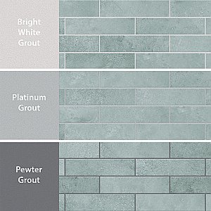 Aspdin Brick Grey 2-3/8" x 9-3/4" Porcelain Floor and Wall Tile - 34 Tiles Per Case - 5.78 Square Feet