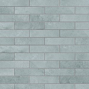 Aspdin Brick Grey 2-3/8" x 9-3/4" Porcelain Floor and Wall Tile - 34 Tiles Per Case - 5.78 Square Feet