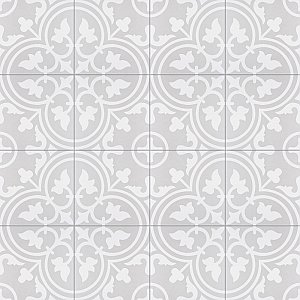Arte Soft Grey 9-3/4" x 9-3/4" Porcelain Floor & Wall Tile - 16 Tiles Per Case - 10.88 Sq. Ft.