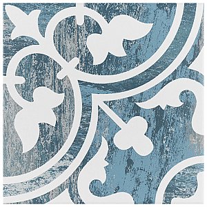Cassis Arte Blue Day 9-3/4" x 9-3/4" Porcelain Tile - Per Case of 16 Tile - 10.88 Sq. Ft. Per Case