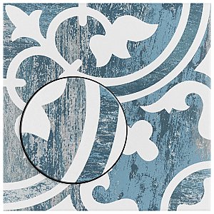 Cassis Arte Blue Day 9-3/4" x 9-3/4" Porcelain Tile - Per Case of 16 Tile - 10.88 Sq. Ft. Per Case