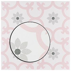 Daria Rose 9-3/4" x 9-3/4"  Porcelain Floor & Wall Tile - 16 Tiles Per Case - 10.88 Sq. Ft.