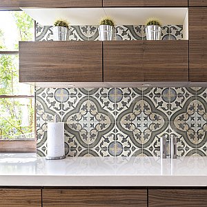 Evoque Carthusian 9-3/4" x 9-3/4" Porcelain Tile - Sold Per Case of 16 - 10.88 Square Feet