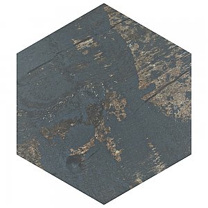 Gaugin Hex Catan Shadow 8-5/8" x 9-7/8" Porcelain Floor & Wall Tile - 25 Tiles Per Case - 11.5 Sq. Ft.