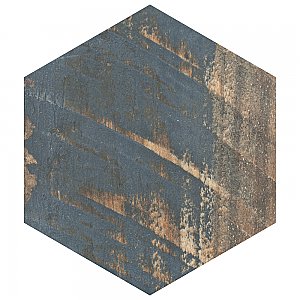 Gaugin Hex Catan Shadow 8-5/8" x 9-7/8" Porcelain Floor & Wall Tile - 25 Tiles Per Case - 11.5 Sq. Ft.