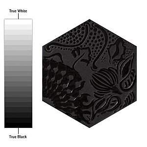 Gaudi Lux Black Hex Ducados 8-5/8" x 9-7/8" Porcelain Tile - Per Case of 25 Tile - 11.41 Sq. Ft. Per Case