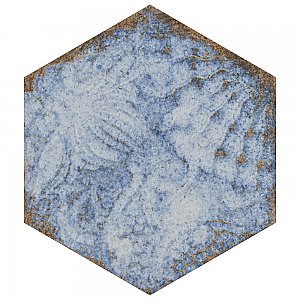 Gaudi React Hex Marina 8-5/8" x 9-7/8" Porcelain Tile - Per Case of 25 Tile - 11.41 Sq. Ft. Per Case