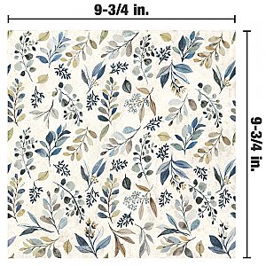 Garden Evergreen 9-3/4" x 9-3/4" Porcelain Floor & Wall Tile - 16 Tiles Per Case - 10.88 Square Feet