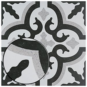 Jaen 9-3/4" x 9-3/4" Porcelain Floor & Wall Tile - 16 Tiles Per Case - 10.88 Sq. Ft.