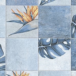 Nusa Sapphire 9-3/4" x 9-3/4" Porcelain Floor & Wall Tile - 16 Tiles Per Case - 10.88 Sq. Ft.