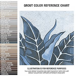 Nusa Botanic Sapphire 9-3/4" x 9-3/4" Porcelain Floor & Wall Tile - 16 Tiles Per Case - 10.88 Sq. Ft.