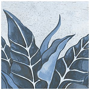 Nusa Botanic Sapphire 9-3/4" x 9-3/4" Porcelain Floor & Wall Tile - 16 Tiles Per Case - 10.88 Sq. Ft.