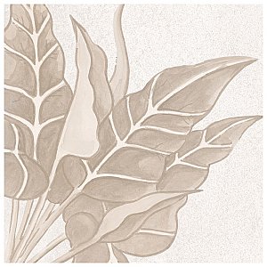 Nusa Botanic Taupe 9-3/4" x 9-3/4" Porcelain Floor & Wall Tile - 16 Tiles Per Case - 10.88 Sq. Ft.