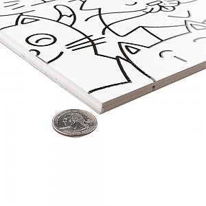 Oh My Cat 9-3/4" x 9-3/4" Porcelain Floor/Wall Tile - 16 Tiles Per Case - 10.88 Sq. Ft.