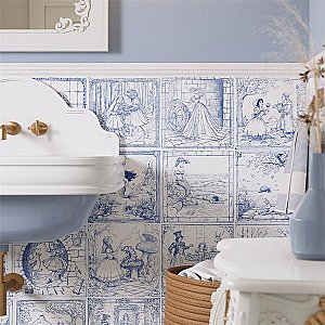 Once Upon A Tile 9-3/4"x9-3/4" Porcelain F/W Tile - 10.88 Sq Ft per Case