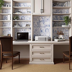 Once Upon A Tile 9-3/4"x9-3/4" Porcelain F/W Tile - 10.88 Sq Ft per Case