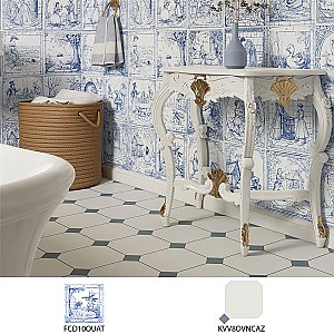 Once Upon A Tile 9-3/4"x9-3/4" Porcelain F/W Tile - 10.88 Sq Ft per Case