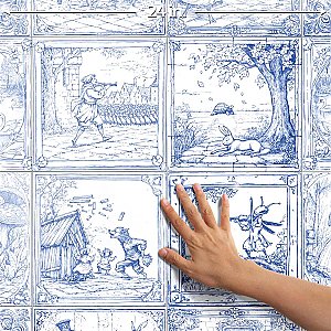 Once Upon A Tile 9-3/4"x9-3/4" Porcelain F/W Tile - 10.88 Sq Ft per Case