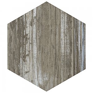 Suomi Hex Grey 8-5/8" x 9-7/8" Porcelain Floor & Wall Tile -25 Tiles Per Case - 11.5 Sq. Ft.