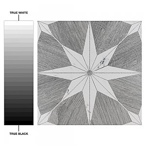 Llama Stella Loire Verso Silver Smoke 9-3/4" x 9-3/4" Porcelain Floor & Wall Tile - Per Case of 16 - 10.88 Sq. Ft.