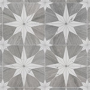 Llama Stella Loire Verso Silver Smoke 9-3/4" x 9-3/4" Porcelain Floor & Wall Tile - Per Case of 16 - 10.88 Sq. Ft.