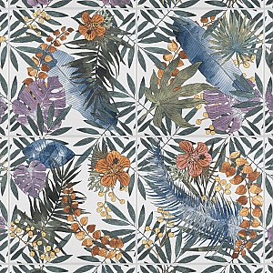 Tahiri Garden 9-3/4" x 9-3/4" Porcelain Floor & Wall Tile - 16 Tiles Per Case - 10.88 Sq. Ft.