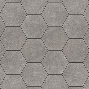 Traffic Hex Grey 8-5/8" x 9-7/8" Porcelain Floor & Wall Tile - 25 Tiles Per Case - 11.5 Sq. Ft.