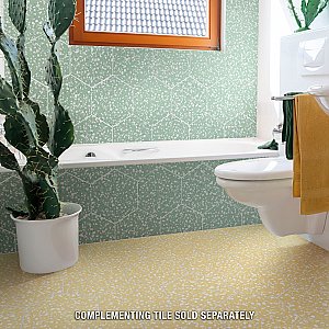 Venice Hex Yellow 8-5/8" x 9-7/8" Porcelain Floor & Wall Tile - 25 Tiles Per Case - 11.5 Sq. Ft.