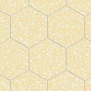 Venice Hex Yellow 8-5/8" x 9-7/8" Porcelain Floor & Wall Tile - 25 Tiles Per Case - 11.5 Sq. Ft.