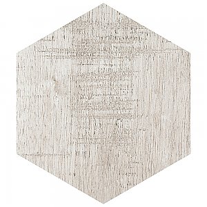 Sawnwood Hex Grey 8-5/8" x 9-7/8" Porcelain Floor & Wall Tile - 25 Tiles Per Case - 11.5 Sq. Ft.