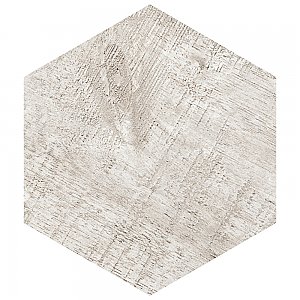 Sawnwood Hex Grey 8-5/8" x 9-7/8" Porcelain Floor & Wall Tile - 25 Tiles Per Case - 11.5 Sq. Ft.