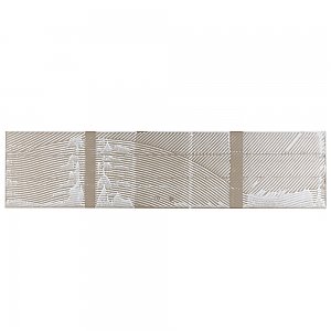 Llama Brown 8-1/2" x 35-1/2" Porcelain Floor & Wall Tile - Per Case of 6 - 12.78 Sq. Ft.