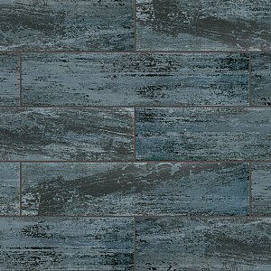 Cassis Black 8-1/2" x 35-1/2" Porcelain Floor & Wall Tile - Per Case of 6 - 12.78 Sq. Ft.