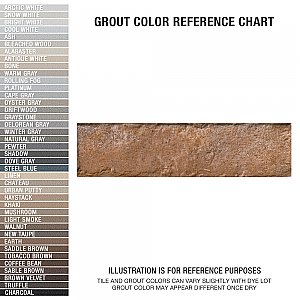 Brooklin Brick Cotto 2-3/8" x 9-3/4" Porcelain Floor and Wall Tile - 34 Tiles Per Case - 5.78 Square Feet