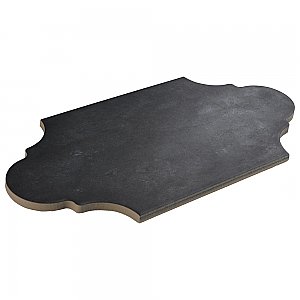Alhama Provenzal Black 6-1/4" x 12-3/4" Porcelain Floor & Wall Tile - Sold Per Case of 20 - 8.8 Sq. Ft.