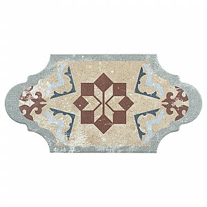 Corinto Provenzal Colors Mixed 6-3/8" x 12-7/8" Porcelain Tile - Sold Per Case of 20 - 9.43 Square Feet