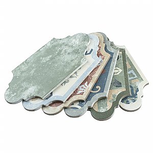 Corinto Provenzal Colors Mixed 6-3/8" x 12-7/8" Porcelain Tile - Sold Per Case of 20 - 9.43 Square Feet