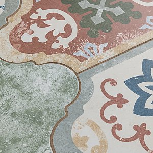 Corinto Provenzal Colors Mixed 6-3/8" x 12-7/8" Porcelain Tile - Sold Per Case of 20 - 9.43 Square Feet