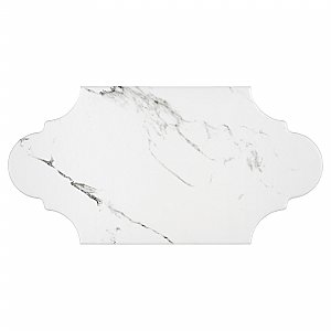 Timeless Calacatta Provenzal 6-1/4" x 12-3/4" Porcelain Tile - Per Case of 20 Pieces - 8.80 Sq. Ft.
