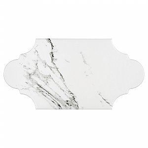 Timeless Calacatta Provenzal 6-1/4" x 12-3/4" Porcelain Tile - Per Case of 20 Pieces - 8.80 Sq. Ft.