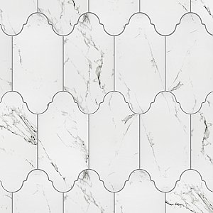 Timeless Calacatta Provenzal 6-1/4" x 12-3/4" Porcelain Tile - Per Case of 20 Pieces - 8.80 Sq. Ft.