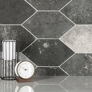 Magma Kayak Grey 6-1/2" x 12-1/2" Porcelain Floor & Wall Tile - 20 Tiles Per Case - 8.4 Sq. Ft.